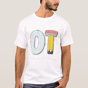 Camiseta Terapia Ocupacional Pediátrica Lápis Fofo De Volta