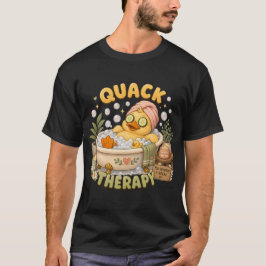 Camiseta Terapia Quack Loja de Spa Pato Kawaii