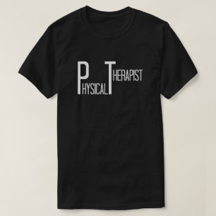 Camiseta Terapista Físico em Texto Divertido