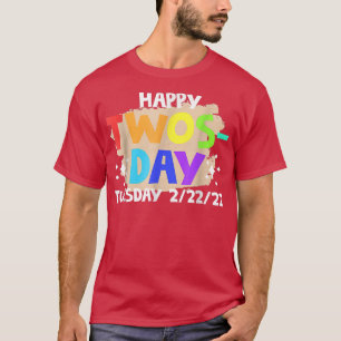Camiseta Terça-feira 22 de fevereiro de 2022 22 de fevereir