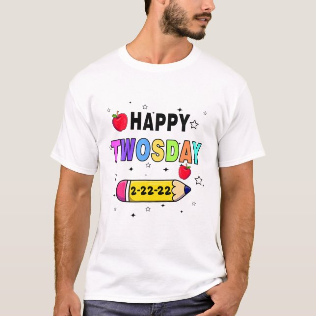 Camiseta Terça-Feira, 22 De Fevereiro De 2022 Escola Feliz  (Frente)