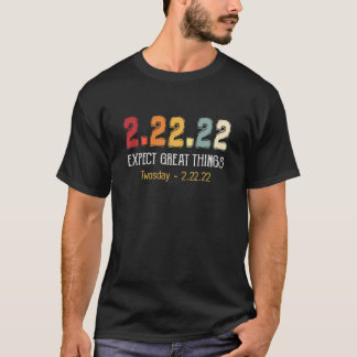 Camiseta Terça-Feira De Segunda-Feira, 22 De Fevereiro De 2