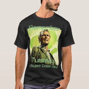 Camiseta Terça-feira é Soylent green day retro tee