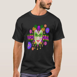 Camiseta Terça-feira gorda Mardi Gras Mascarada Mask , Mard