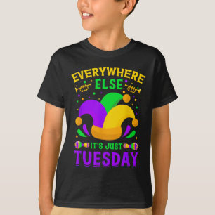 Camiseta Terças-feiras gordas - Em todo o lado é apenas ter
