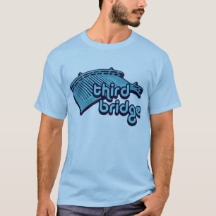 Camiseta terceira ponte. azul&azul.