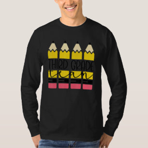 Camiseta Terceira Série Esquadrão Meninas Meninos Professor
