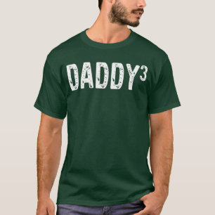 Camiseta Terceira vez Papai Novamente Anúncio de Bebê 3rd P
