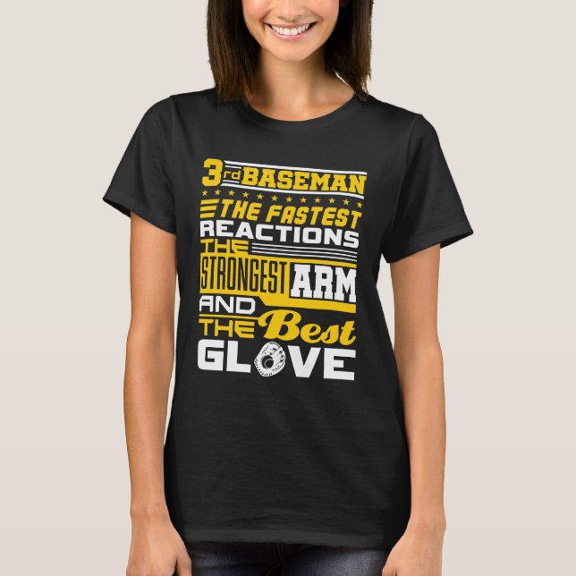 Camiseta Terceiro Base do Softball (Frente)