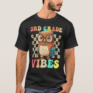 Camiseta Terceiro Grau Vibes Coruja-Coruja De Volta À Escol