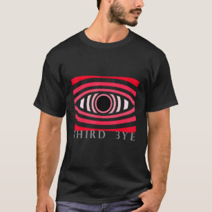 Camiseta Terceiro - Red Lettered Geométrico Concentric Psyc