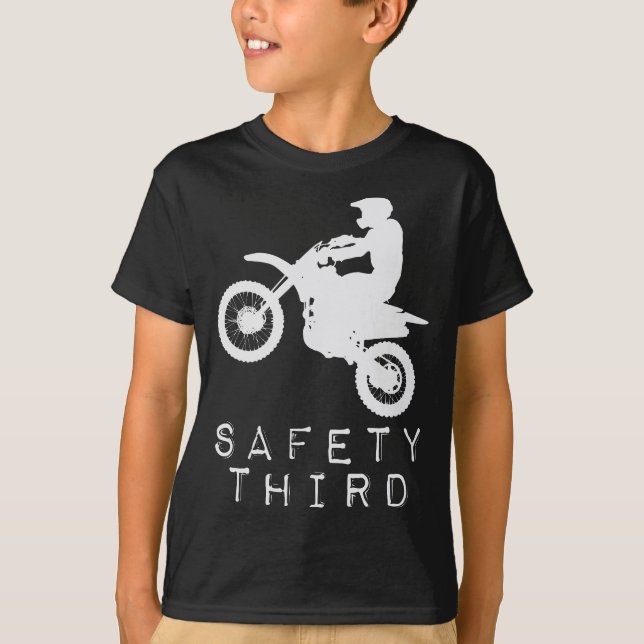 Camiseta Terceiro Terceiro Piloto de Motocicleta (Frente)