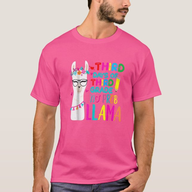 Camiseta Terceiros Dias De Professora Do Sexto Grau Sem Pro (Frente)