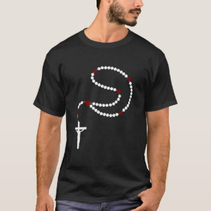 Camiseta Terço Católico Crucifixo Fé Cristã