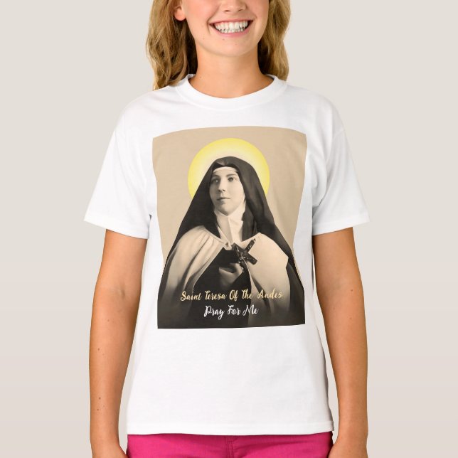Camiseta TERESA santo DOS ANDES (Frente)