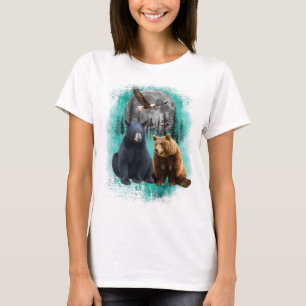 Camiseta Tergue do Urso Engraçado