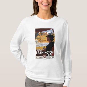 Camiseta Termas reais, poster do trilho da água potável d