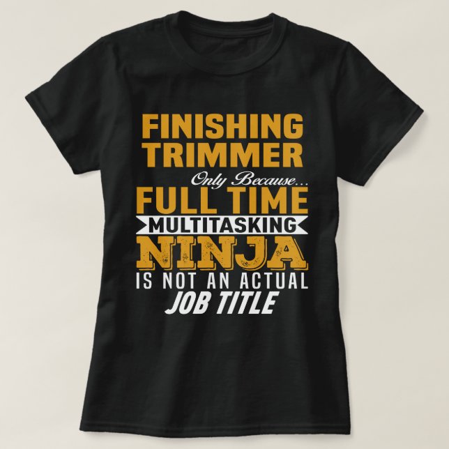 Camiseta Terminando Trimmer (Frente do Design)