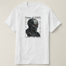 Camiseta Terminator Skull Graduation Design Class of 2026