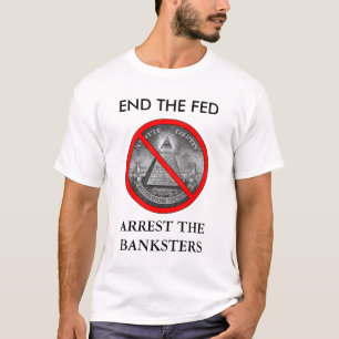 CAMISETA TERMINE ALIMENTADA, PRENDA O BANKSTERS