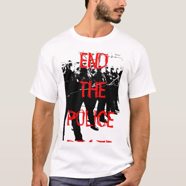 CAMISETA TERMINE O ESTADO POLICIAL (Frente)
