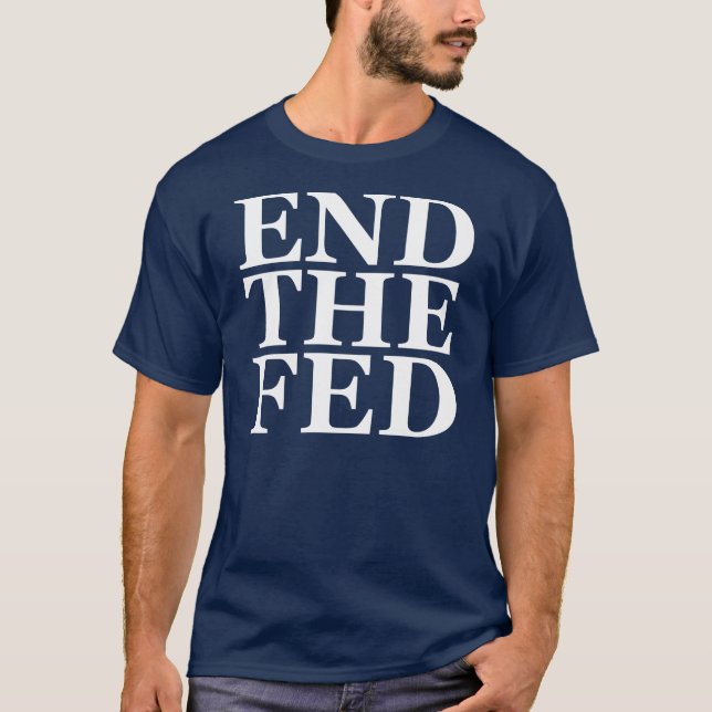 Camiseta Termine o Fed - branco (Frente)
