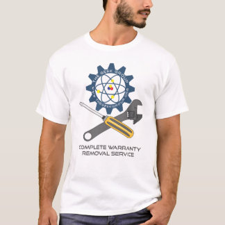Camiseta Termine o serviço da remoção da garantia