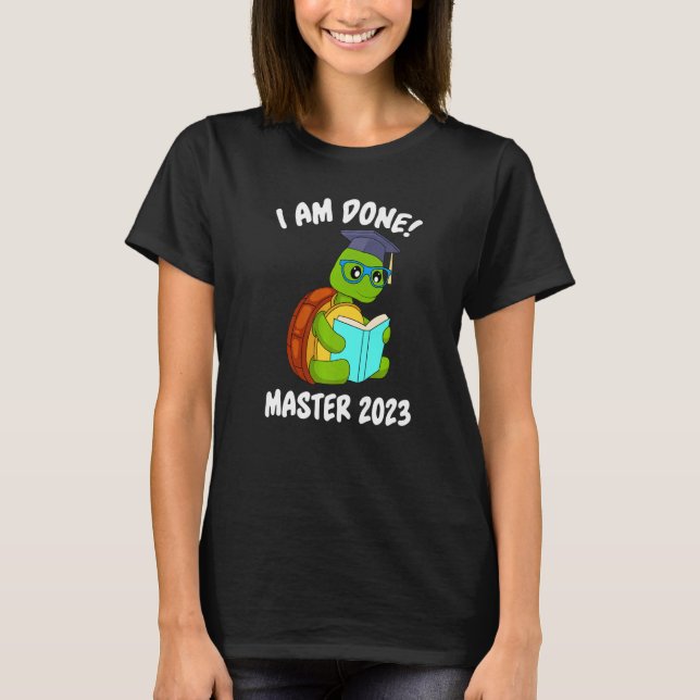 Camiseta Terminei o mestrado 2023 (Frente)