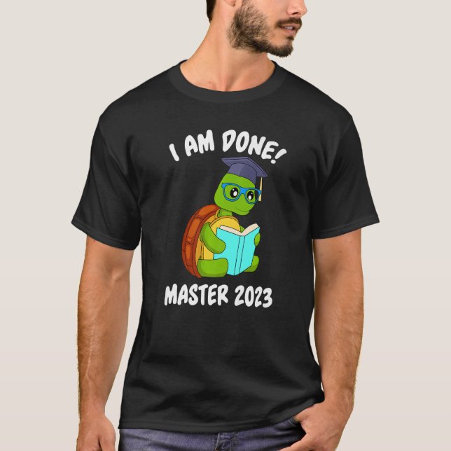 Camiseta Terminei o mestrado 2023 (Frente)