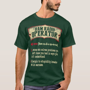 Camiseta Termo Sarcástico do Dicionário do Operador de Rádi