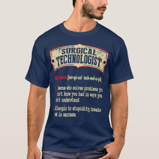 Camiseta Termo Sarcástico do Dicionário Tecnológico Cirúrgi