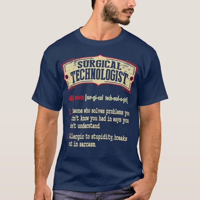 Camiseta Termo Sarcástico do Dicionário Tecnológico Cirúrgi (Frente)