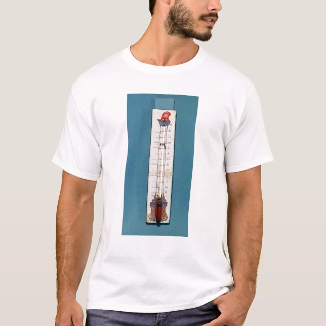 Camiseta Termômetro superado com uma capota phrygian (Frente)