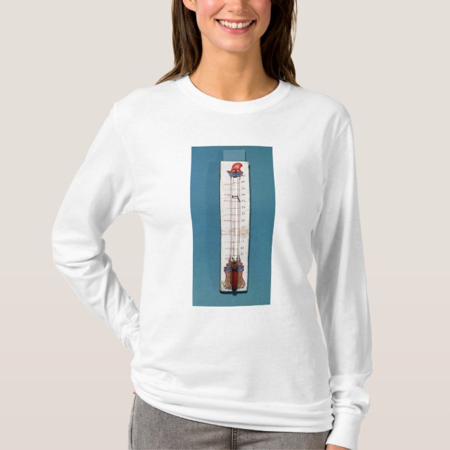Camiseta Termômetro superado com uma capota phrygian (Frente)