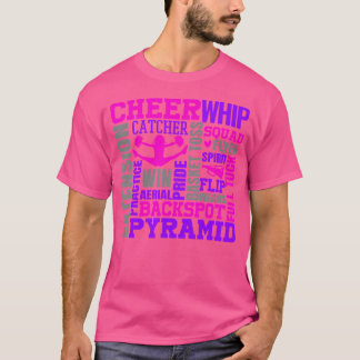 Camiseta Termos De Animação Para As Raparigas Na Torcida