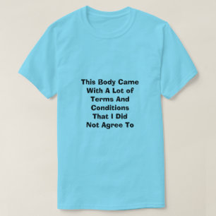 Camiseta Termos e condições T-Shirt