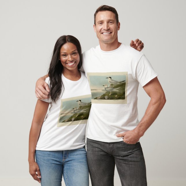Camiseta Tern Audubon Birds da América de Havell e Trudeau (Unissex)