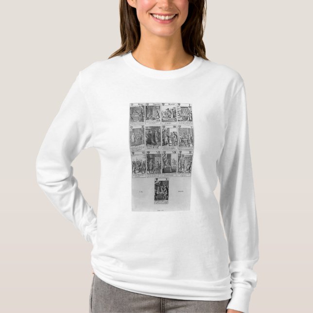 Camiseta Terno dos corações que ilustram 'o Plot Popish (Frente)