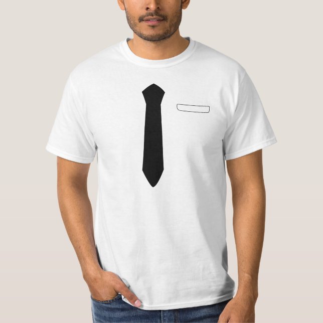 Camiseta Terno falsificado do trabalho (Frente)