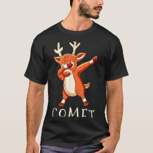 Camiseta Ternos Combinando para Família da Rena do Papai No