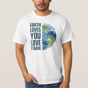Camiseta Terra Ama Você, Ama Ela de Volta