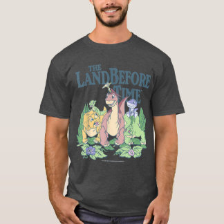 Camiseta Terra Antes do Tempo Amigos Dinossauros Pastel ret