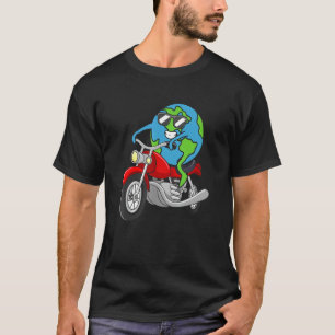 Camiseta Terra: Autobicicleta Terra Dia da Consciência Ambi