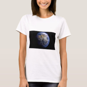 Camiseta Terra Azul do Espaço Inspiracional