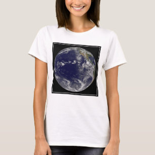 Camiseta Terra cheio Mostrando Várias Tempestades Tropicais