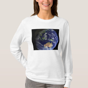 Camiseta Terra completa do espaço que mostra Austrália
