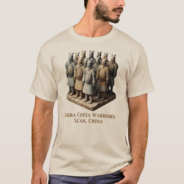 Camiseta Terra Cotta Warriors: Xi'an, China (Frente)