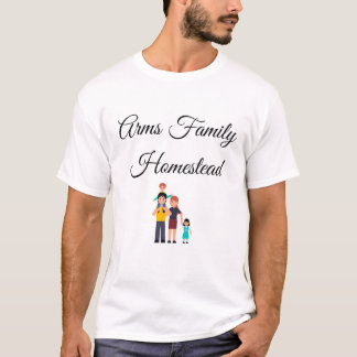 Camiseta terra da família de armas