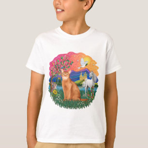 Camiseta Terra da fantasia - Abissínia (vermelho)