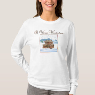 Camiseta Terra das Maravilhas do Inverno - Caminhão Vintage